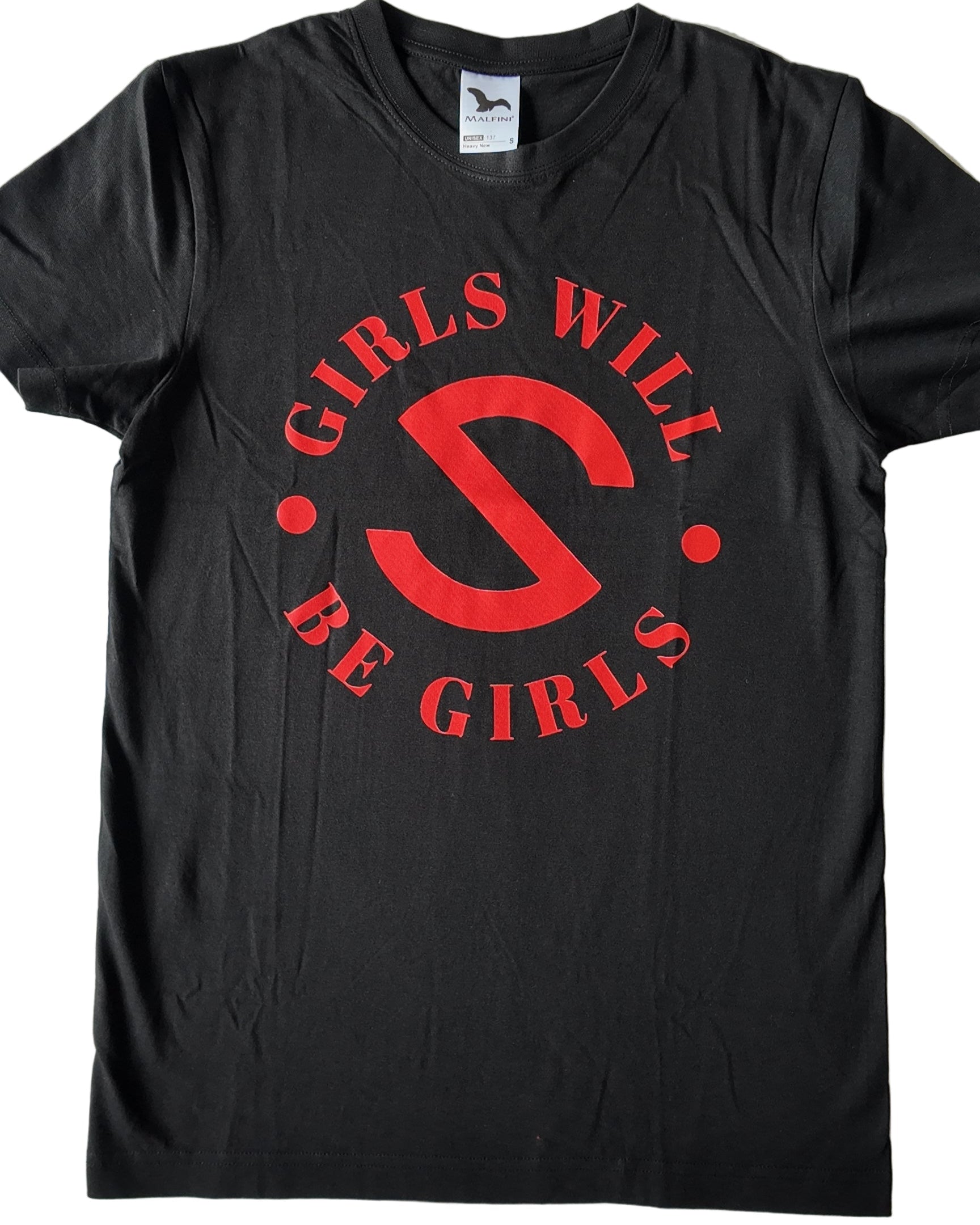 SheRidez Statement T-shirt – Sort “Girls Will Be Girls”