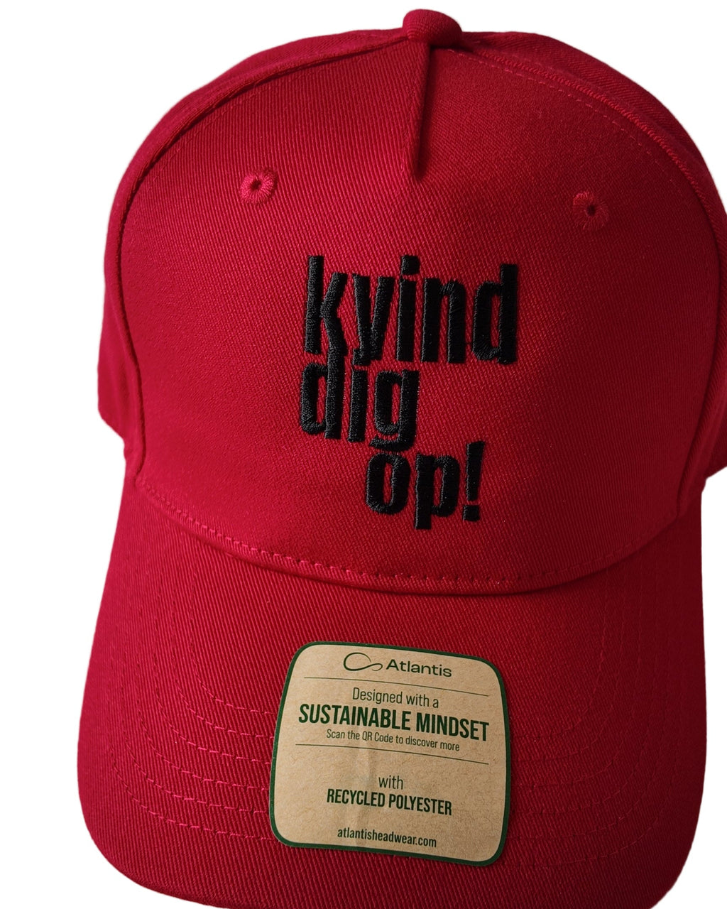 SheRidez "Kvind dig op" Kasket – Rød (Sustainable Edition)