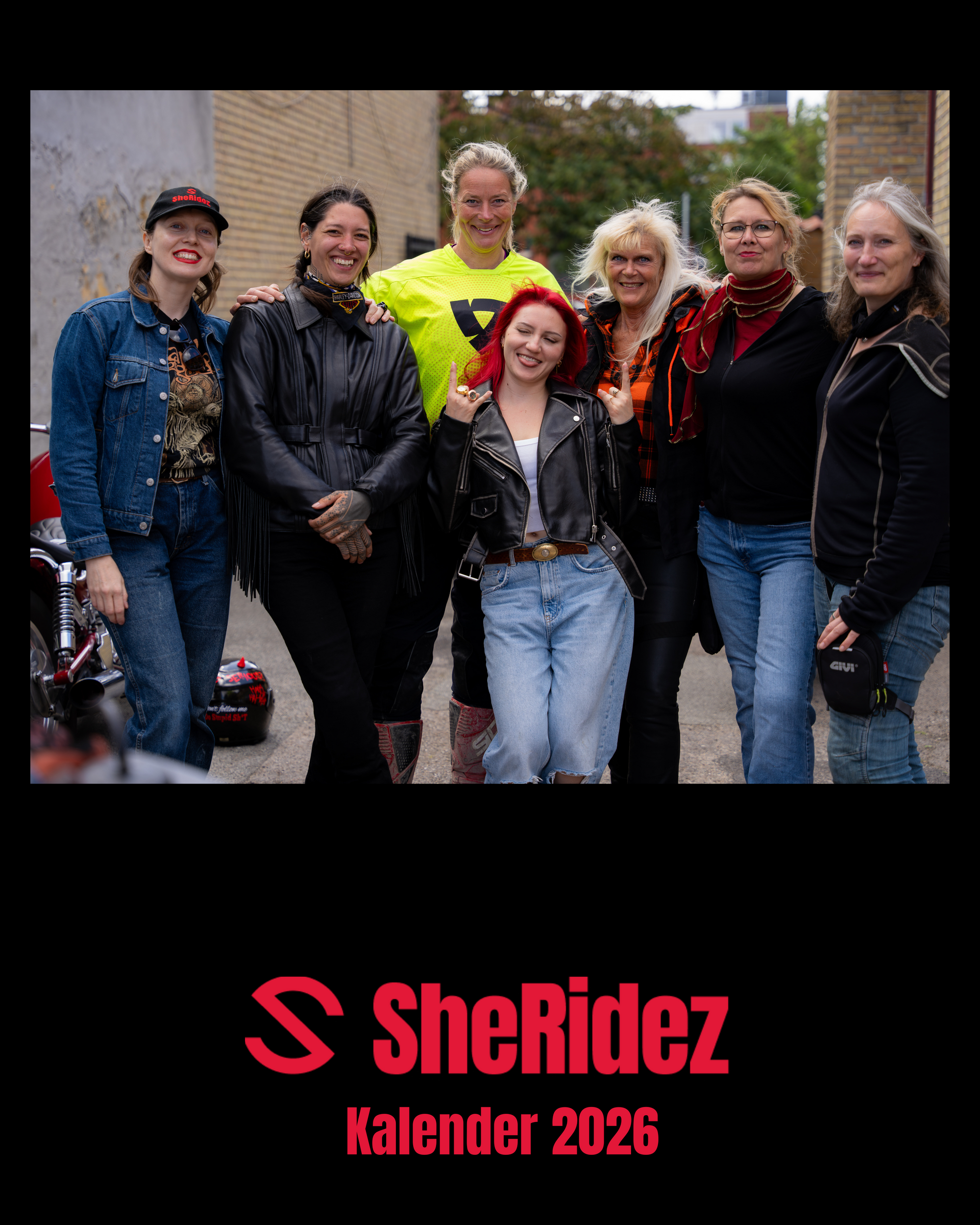 SheRidez Kalender 2026 – Kvinder på to hjul. Styrke med mening.