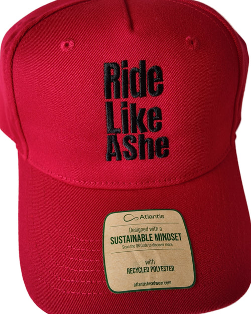 SheRidez "Ride Like a She" kasket – Rød (Sustainable Edition)