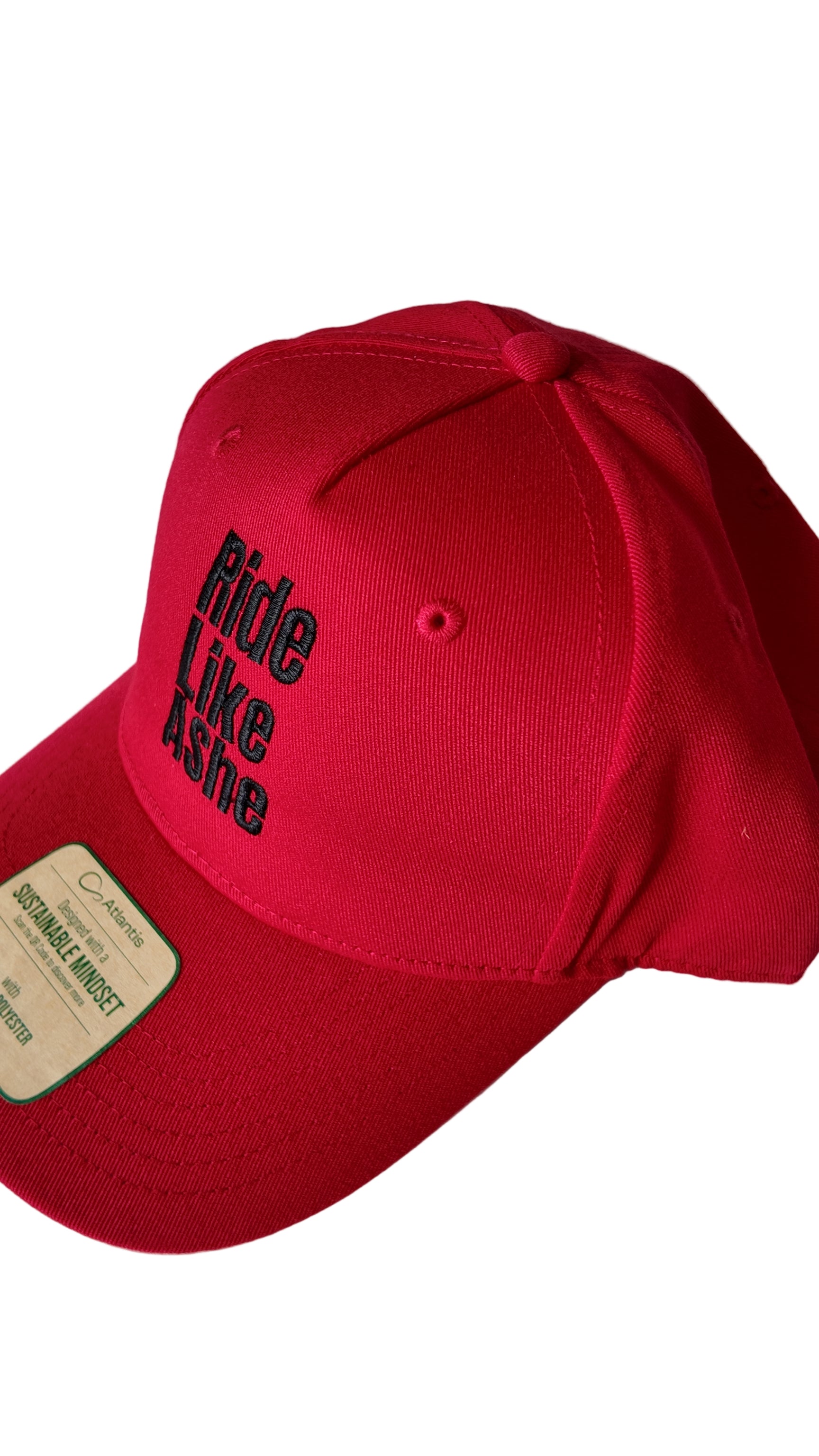 SheRidez "Ride Like a She" kasket – Rød (Sustainable Edition)