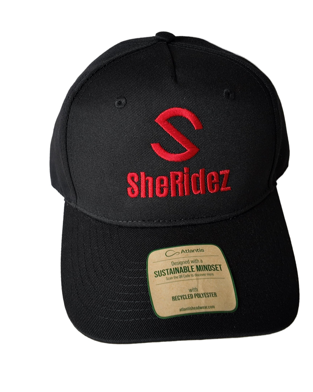 SheRidez Brand Kasket – Sort (Sustainable Edition)